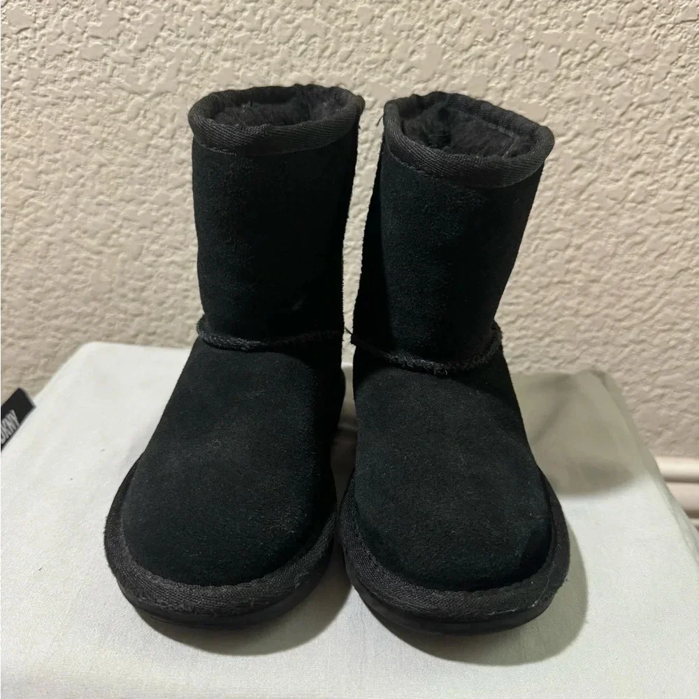 Koolaburra by UGG Kids' Koola Fashion Little Girls Boots Tdlrs 7 Black
